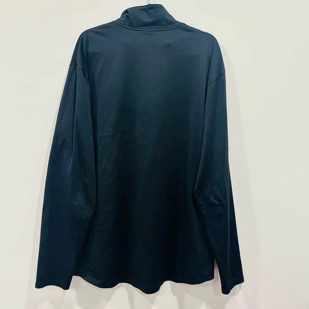 Jordan Sweater‎ Mens XL  Black  Pullover 1/4 Zip Long Sleeve